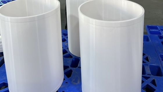 Bạch Zirconia Ceramic Rod Tube 10.3 X 10^-6 / K Thermal Expansion 0.3 Poissons Ratio được sử dụng cho máy phun